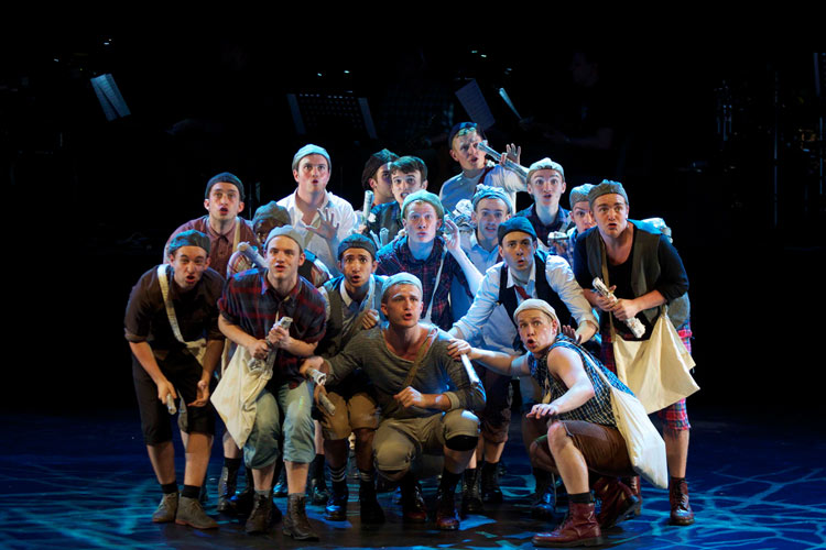 Performers taking to the stage